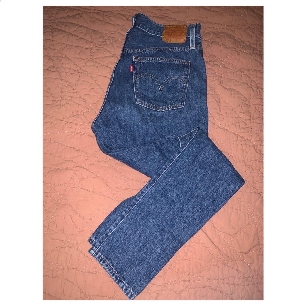 Levi’s 501 skinny jeans— Sansome Stonewash - Dark Wash